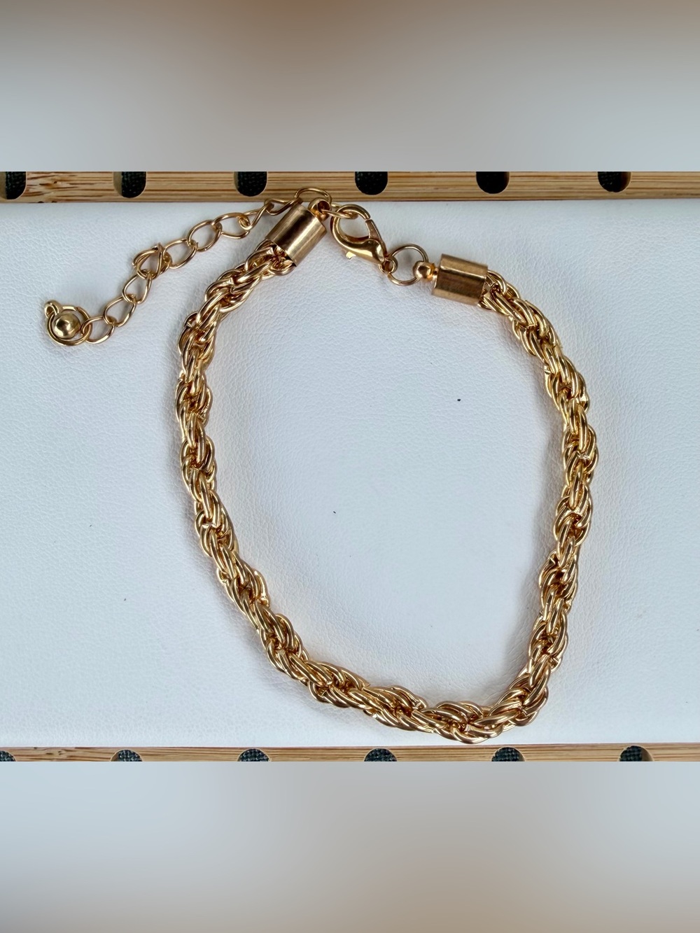 Classic Gold Rope Bracelet for Women
